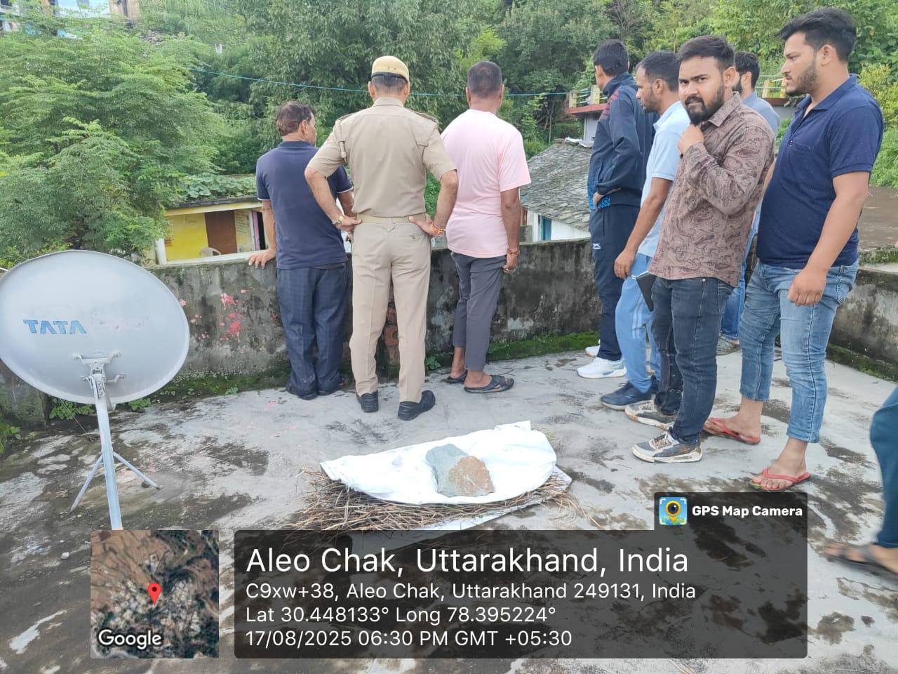 अति वृष्टि से प्रभावित परिवारों का निरीक्षण एवं राहत व्यवस्था
