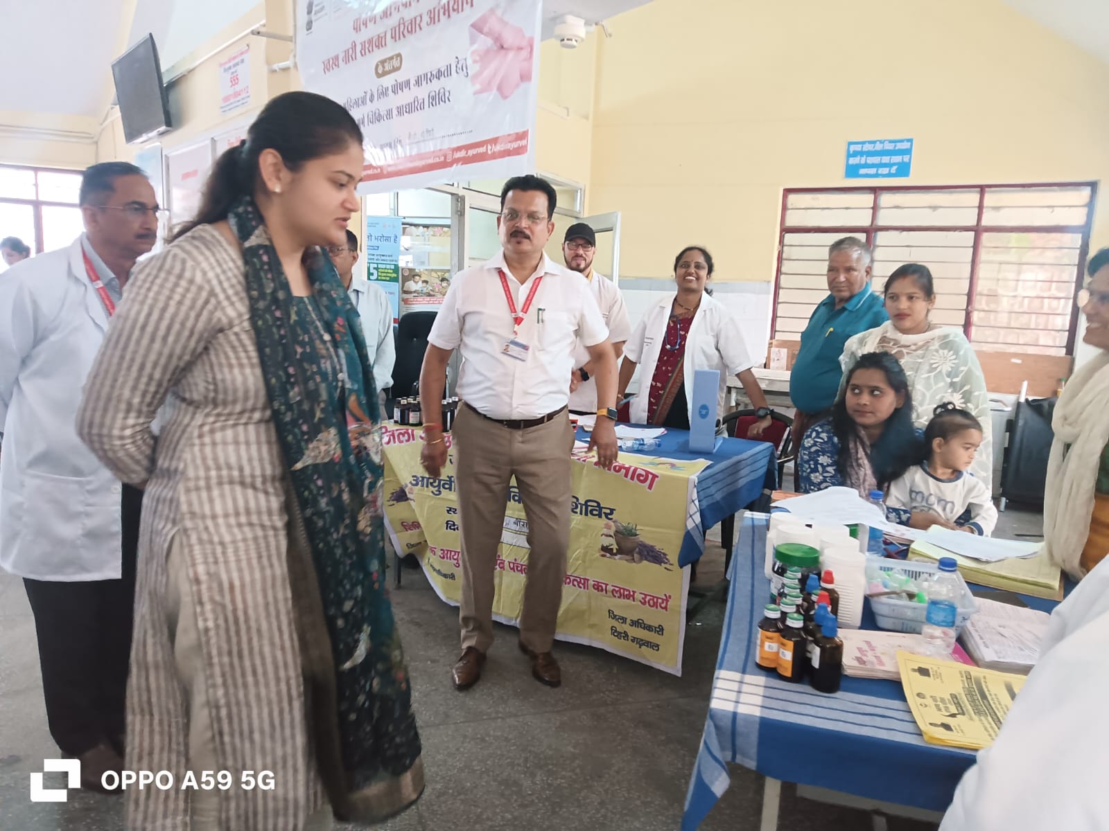 सीडीओ वरुणा अग्रवाल ने किया स्वास्थ्य शिविर का निरीक्षण”