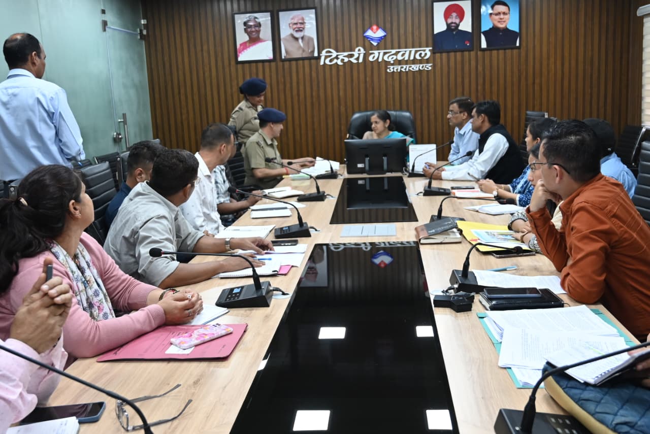 डीएम टिहरी की अध्यक्षता में एनसीओआरडी की बैठक सम्पन्न
